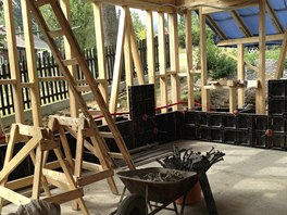 Fenntartható módon épült bio kenderház.