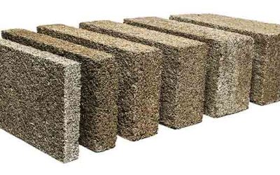 Golyóálló teszt kenderbeton blokkon: a nagy sűrűségű kenderfal ellenáll az extrém külső behatásoknak.